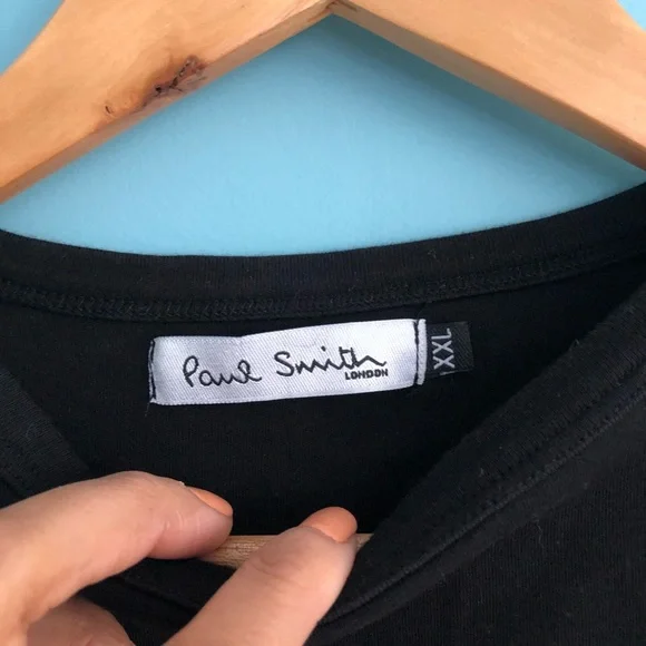 Paul Smith Black Tee with Colorful Car Design - Picture 3 of 5